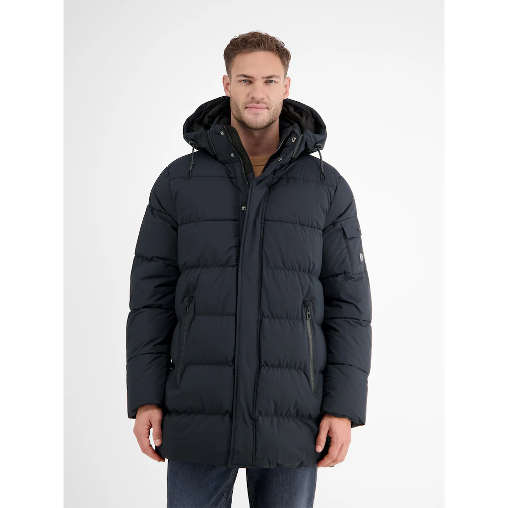 LERROS Steppjacke »LERROS Warm Gefütterte Steppjacke Mit Abnehmbarer Kapuze« Mit Kapuze Wasser- Und Windabweisend Atmungsaktiv ▷ Für