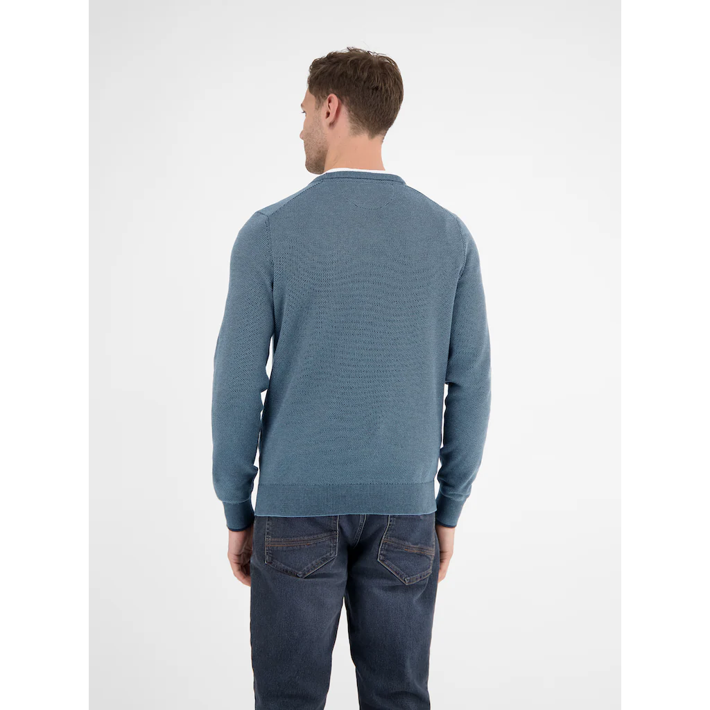 LERROS Strickpullover »LERROS Leichter Strickpullover Mit Schmaler Rippstruktur« ▷ Bestellen
