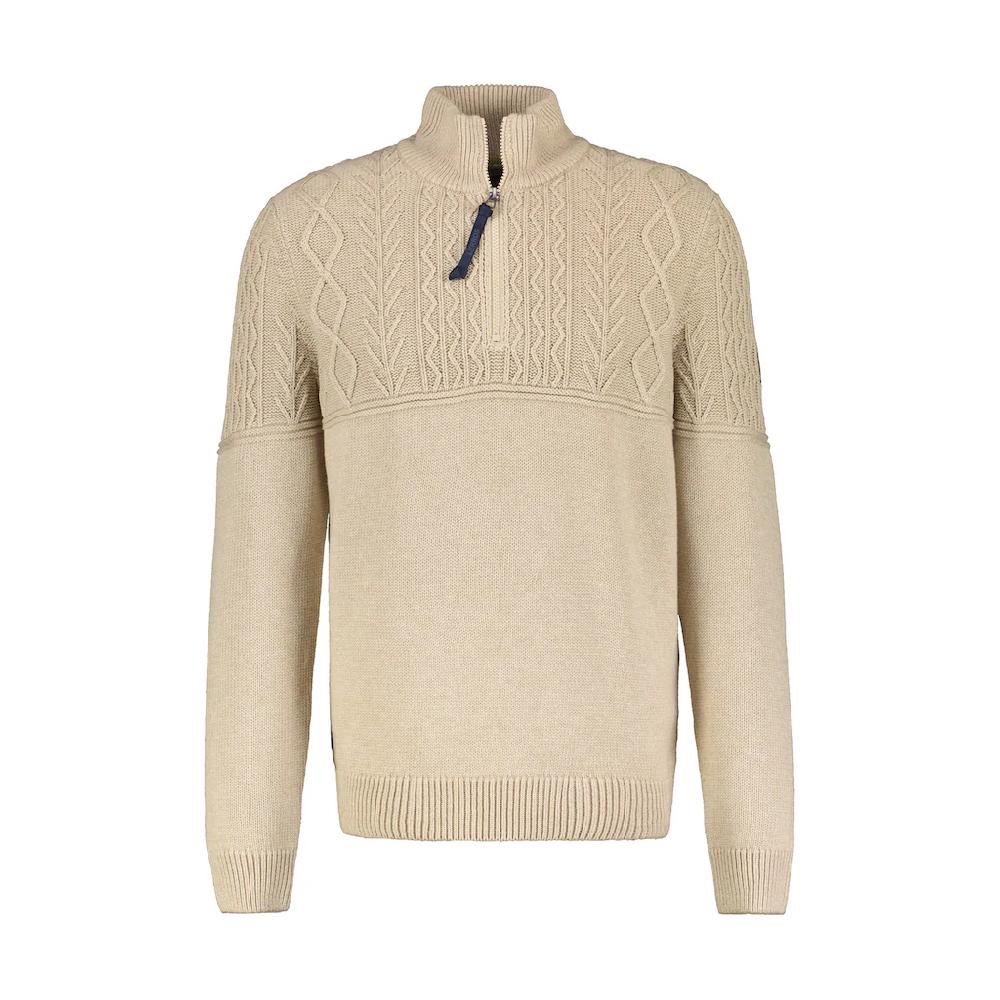 LERROS Strickpullover »LERROS Stricktroyer mit Cable-Muster« ▷ kaufen