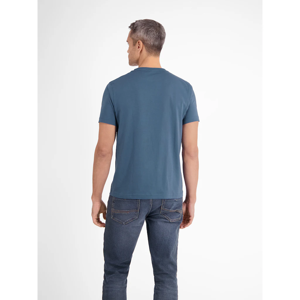 LERROS T-Shirt »LERROS Basic T-Shirt Mit Logostitch Unifarben« ▷ Bestellen