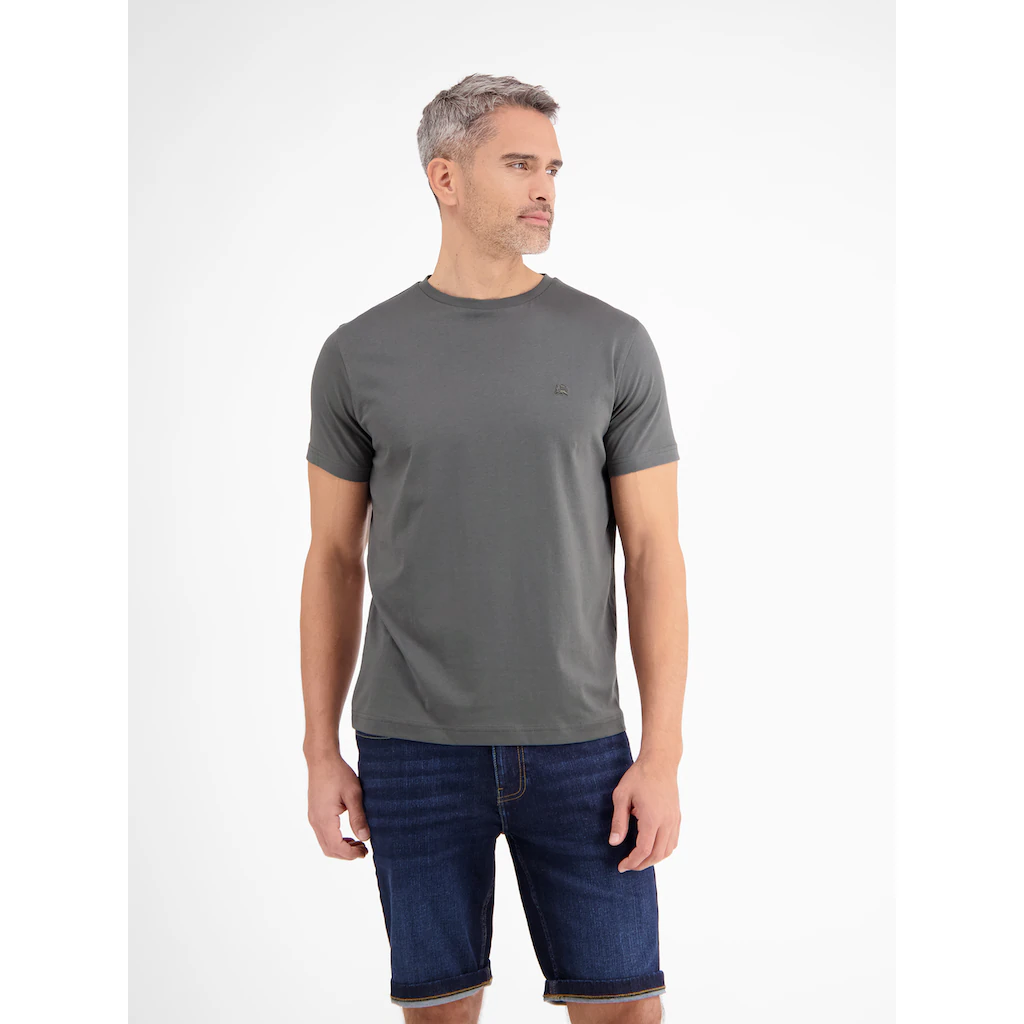 LERROS T-Shirt »LERROS Basic T-Shirt Mit Logostitch« ▷ Bestellen