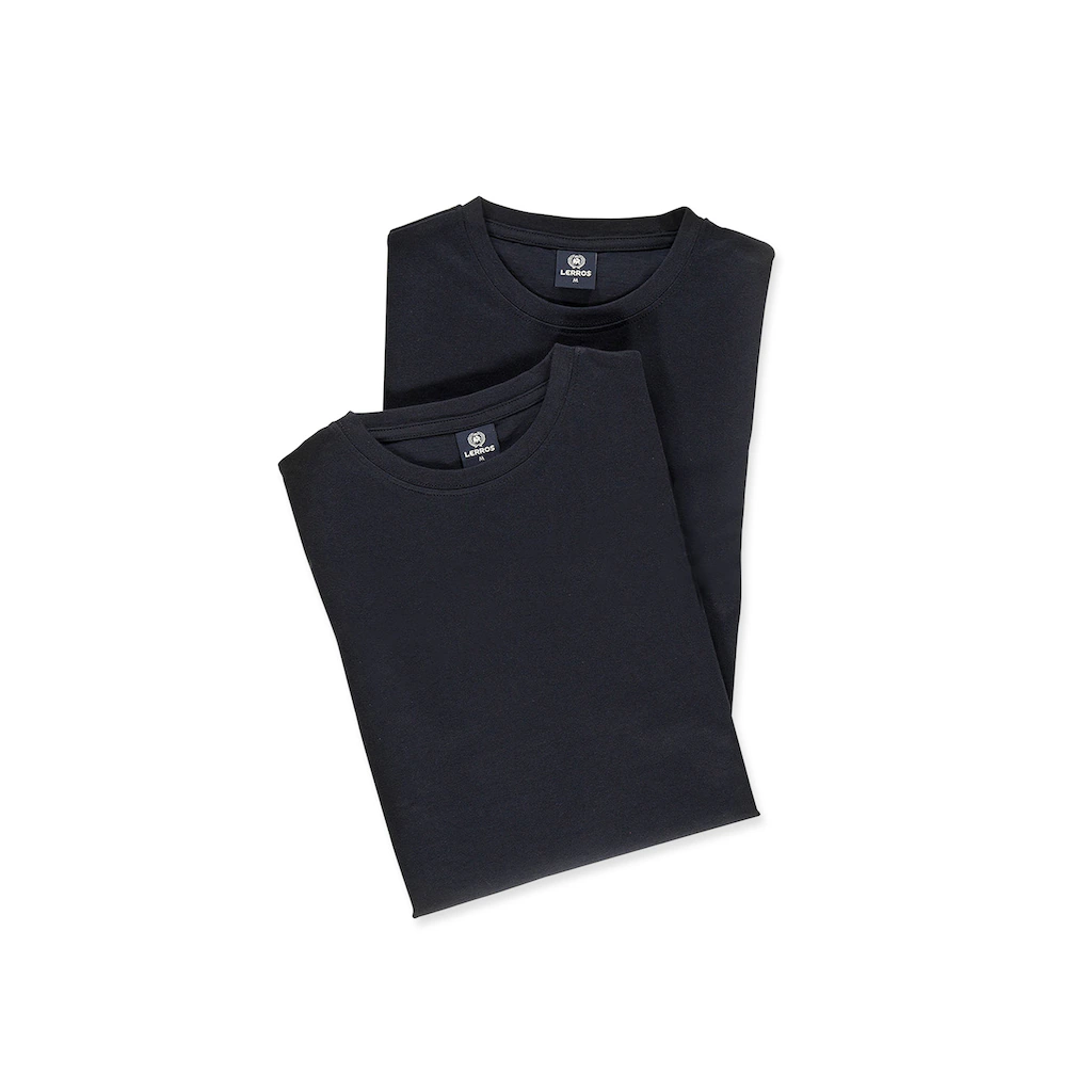 LERROS T-Shirt »LERROS Doppelpack T-Shirt Rundhals In Premium Baumwollqualität« ▷ Bestellen