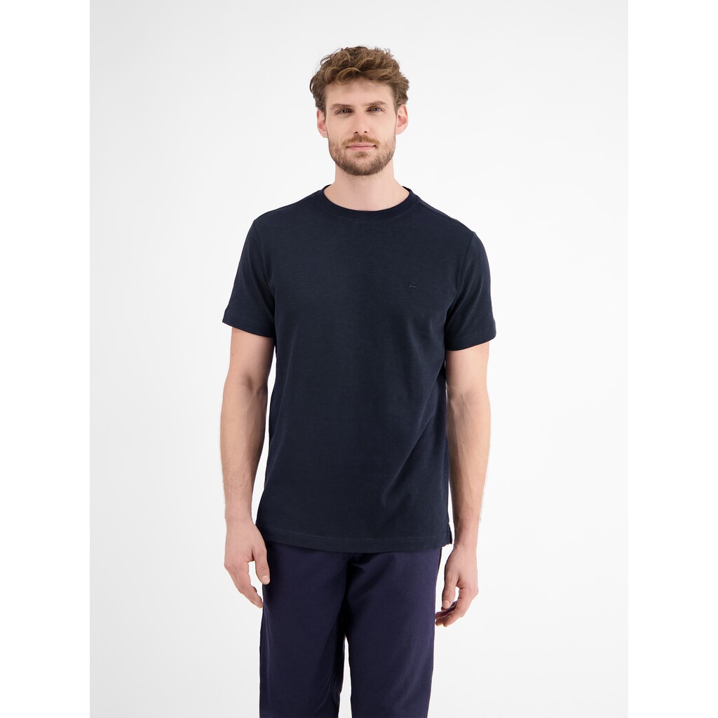 LERROS T-Shirt »LERROS Herren Jersey T-Shirt Locker Gewebt«
