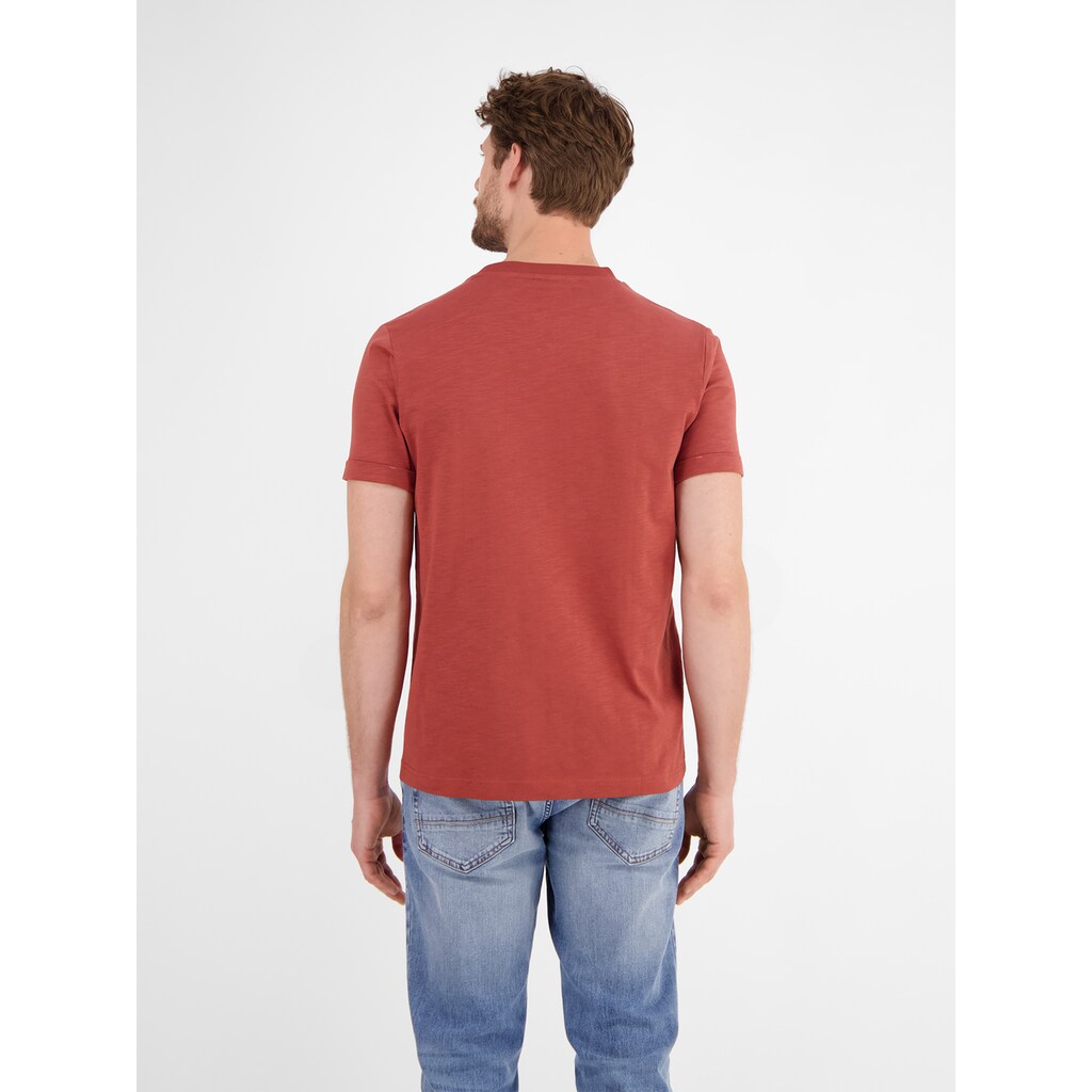 LERROS T-Shirt »LERROS Herren Jersey T-Shirt Mit Brustprint«