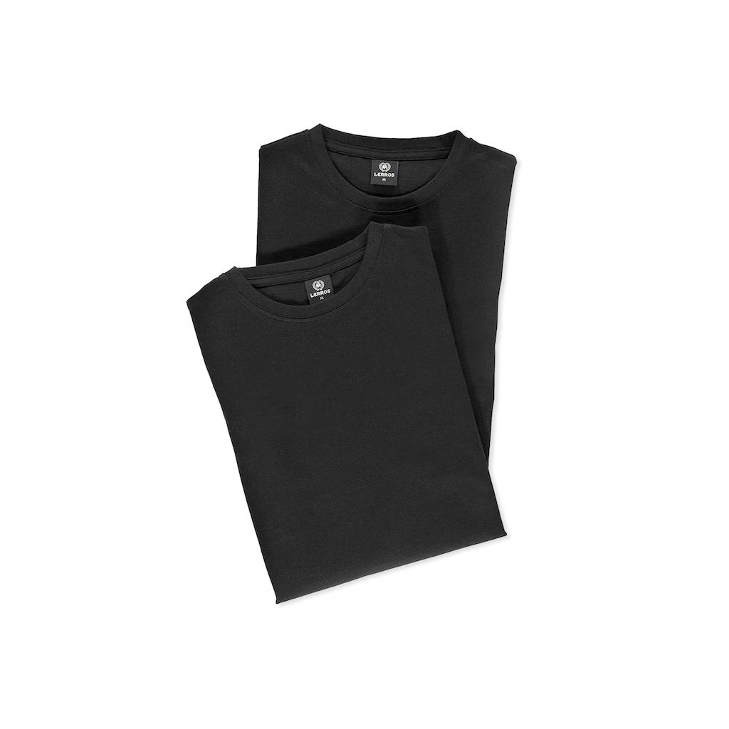 LERROS T-Shirt »LERROS Rundhals Doppelpack T-Shirt in Premium Baumwollqualität« ▷ für