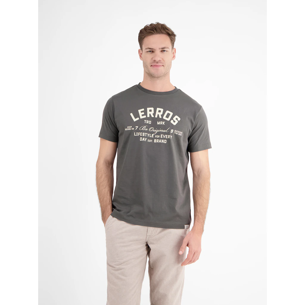 LERROS T-Shirt »LERROS Sommerliches T-Shirt Mit Print« ▷ Kaufen