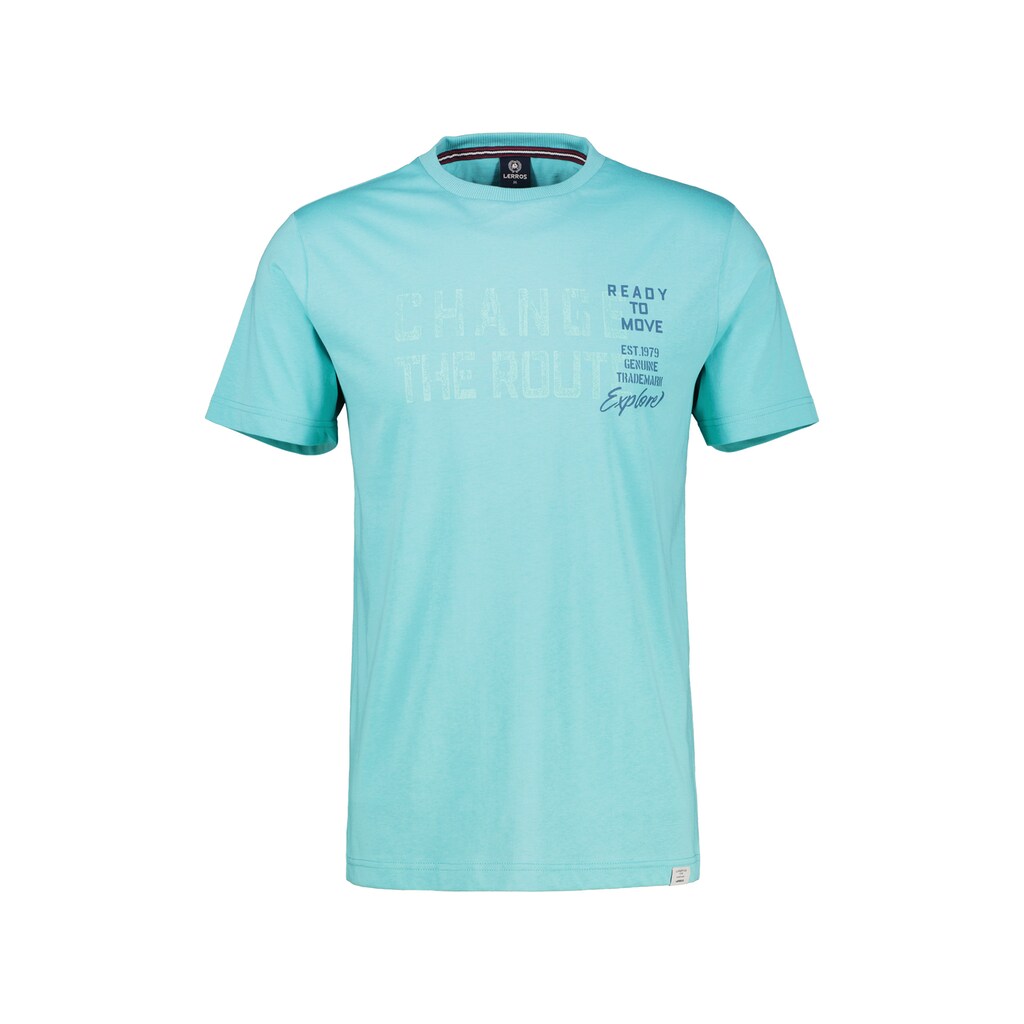 LERROS T-Shirt »LERROS T-Shirt mit Brustprint« ▷ bestellen