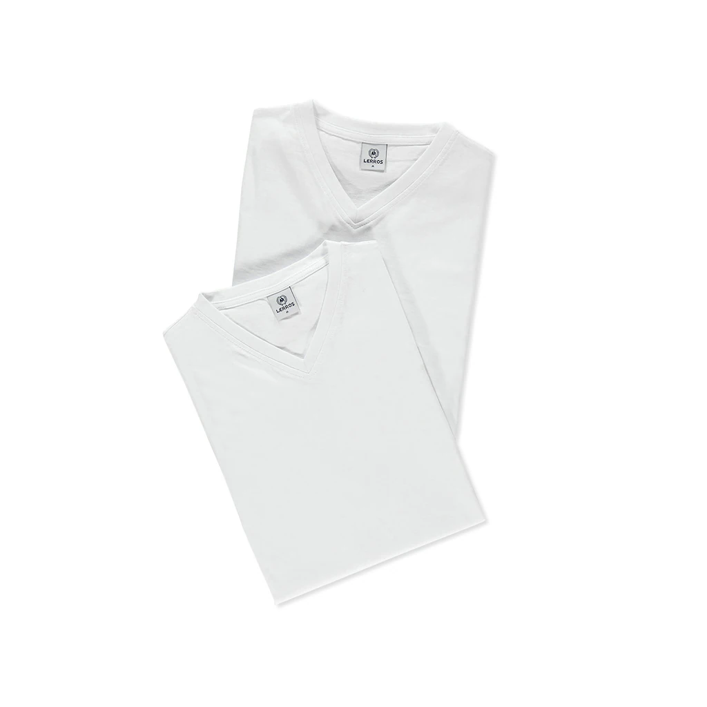 LERROS T-Shirt »LERROS V-Neck Doppelpack T-Shirt in Premium Baumwollqualität« ▷ kaufen