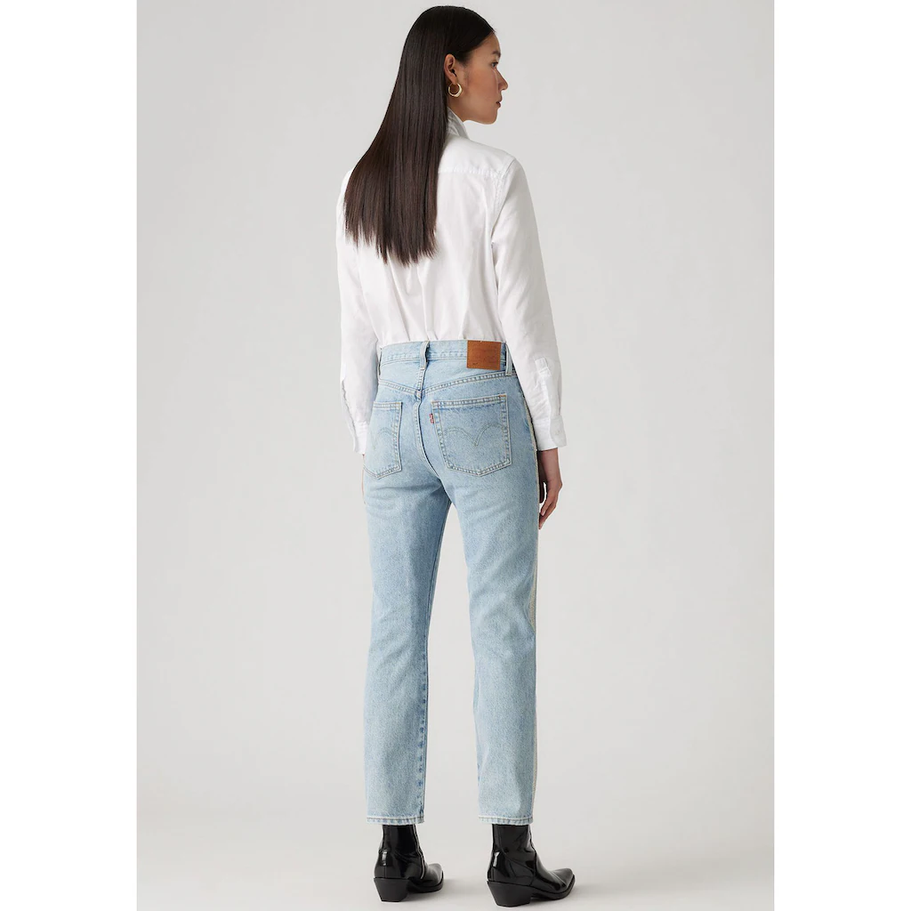 Levi's® 7/8-Jeans »501 CROP« Mit Glitzerdetails An Seitennähten
