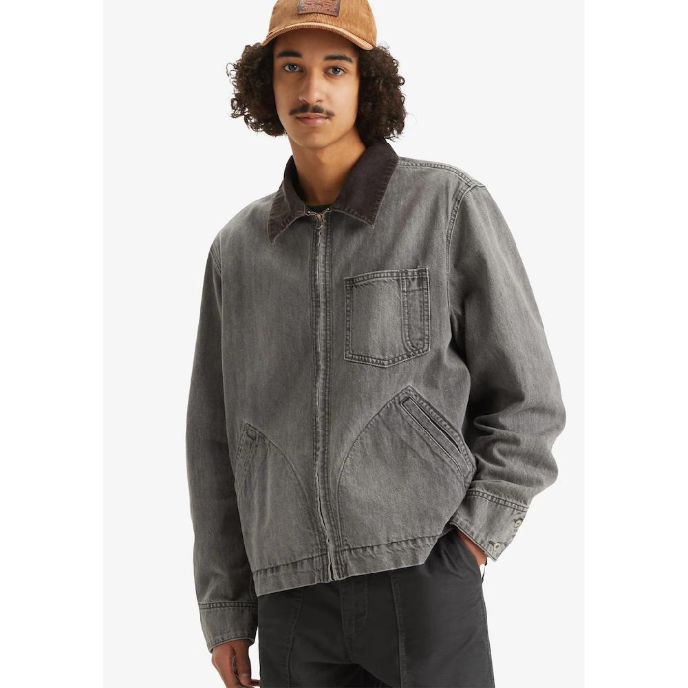 Levi's® Jeansjacke »FULL ZIP MECHANICS TRKR« Mit Zipper Und Kragen Mit Cordbesatz ▷ Bestellen