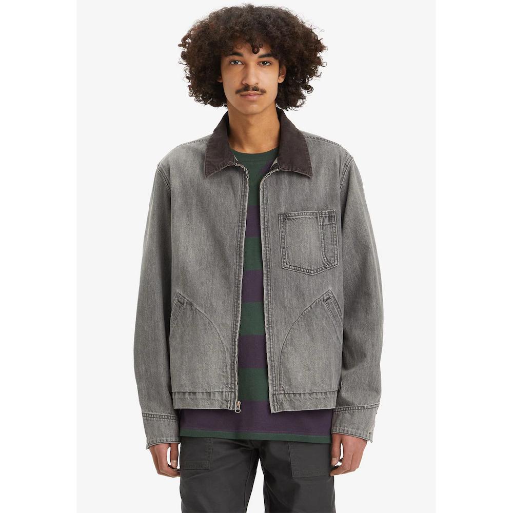 Levi's® Jeansjacke »FULL ZIP MECHANICS TRKR« Mit Zipper Und Kragen Mit Cordbesatz ▷ Bestellen