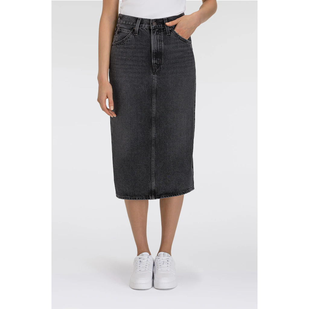 Levi's® Jeansrock »HR BACK SLIT SKIR« mit Schlitz hinten