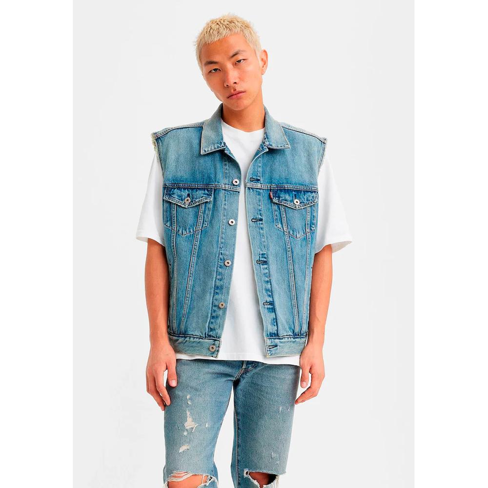 Levi's® Jeansweste »RELAXED TRUCKER VEST MED INDIGO - WORN IN« ▷ Bestellen