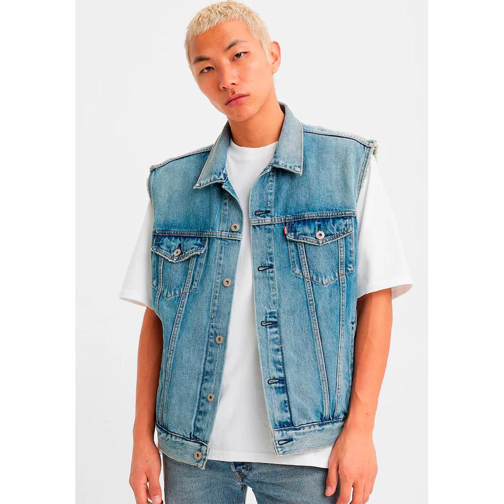 Levi's® Jeansweste »RELAXED TRUCKER VEST MED INDIGO - WORN IN« ▷ bestellen