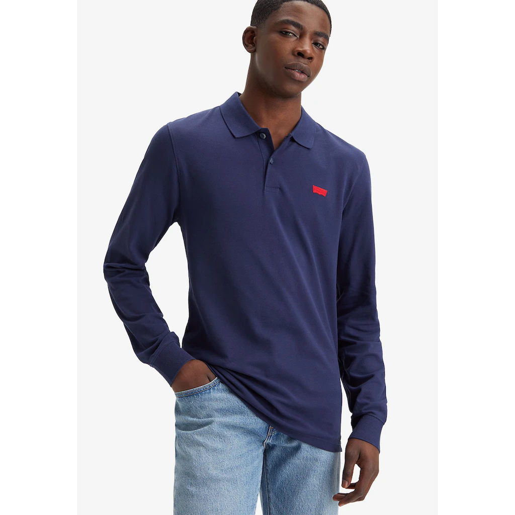 Levi's® Langarm-Poloshirt Mit Logo Stickerei ▷ Kaufen