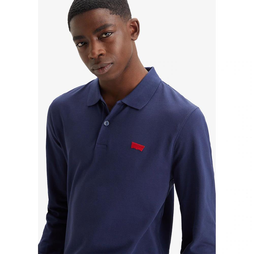 Levi's® Langarm-Poloshirt Mit Logo Stickerei ▷ Kaufen