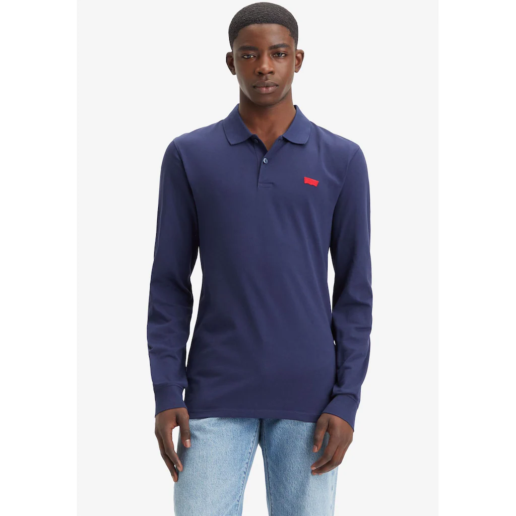 Levi's® Langarm-Poloshirt mit Logo Stickerei ▷ kaufen