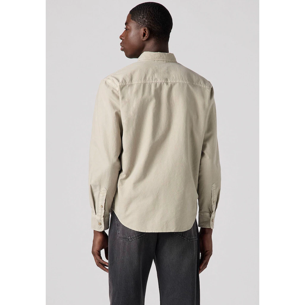 Levi's® Langarmhemd »AUTHENTIC BUTTON DOWN« Mit Ton-in-Ton Logostickerei Auf Der Brust ▷ Kaufen