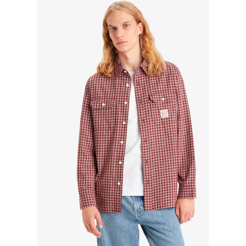 Levi's® Langarmhemd »CLASSIC WORKER -WORKWEAR REDS« mit 2 verschließbaren Brusttaschen ▷ für
