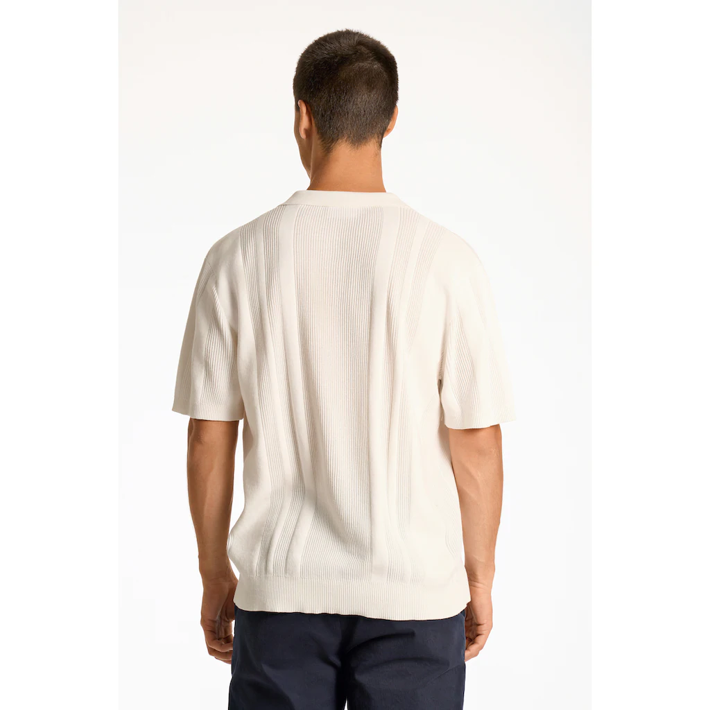 LINDBERGH Kurzarmpullover Mit Struktur-Muster