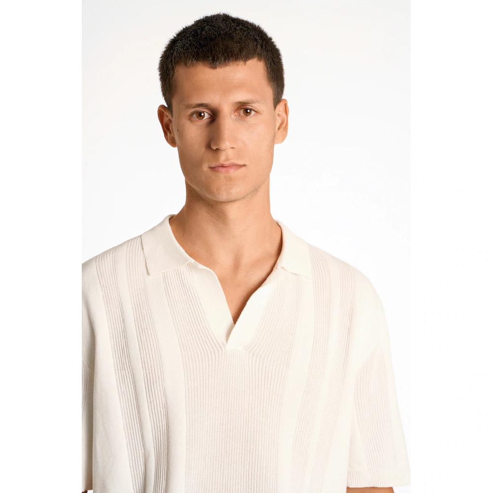 LINDBERGH Kurzarmpullover Mit Struktur-Muster