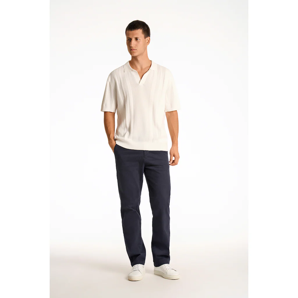 LINDBERGH Kurzarmpullover Mit Struktur-Muster