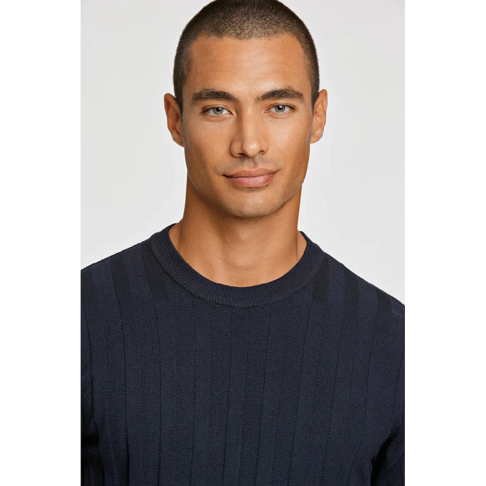 LINDBERGH Kurzarmpullover Mit Struktur-Muster