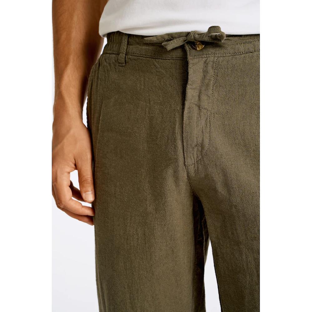 LINDBERGH Leinenhose Mit Gummizug Und Kordel