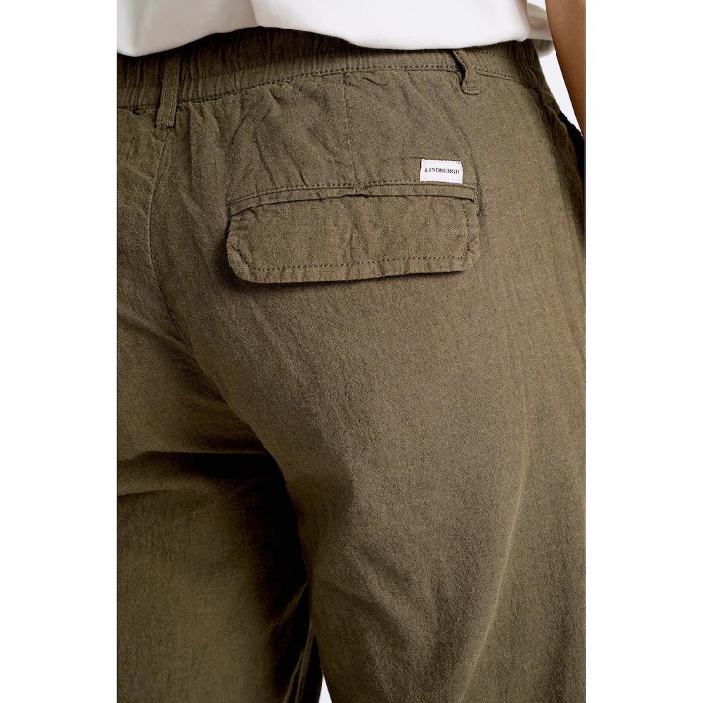 LINDBERGH Leinenhose Mit Gummizug Und Kordel