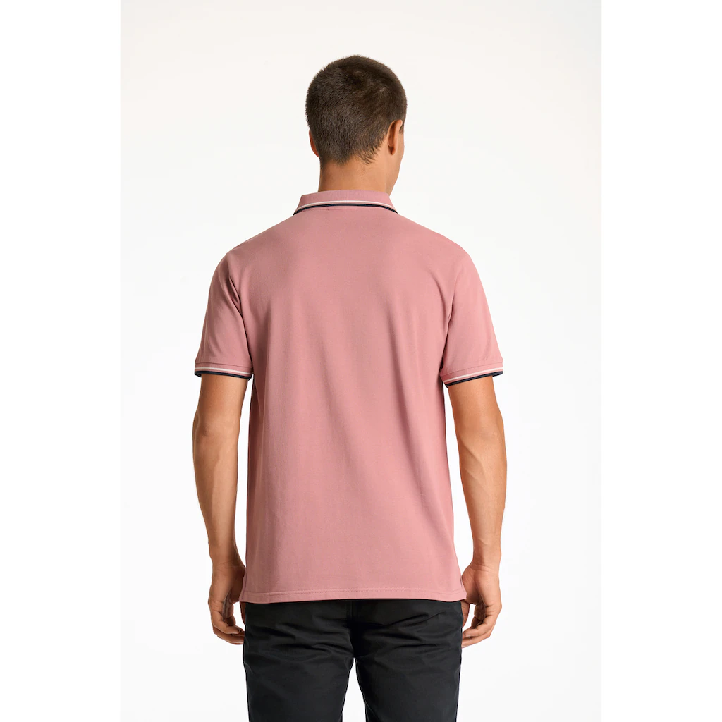 LINDBERGH Poloshirt Mit Logo-Stickerei Und Abgesetzten Bündchen