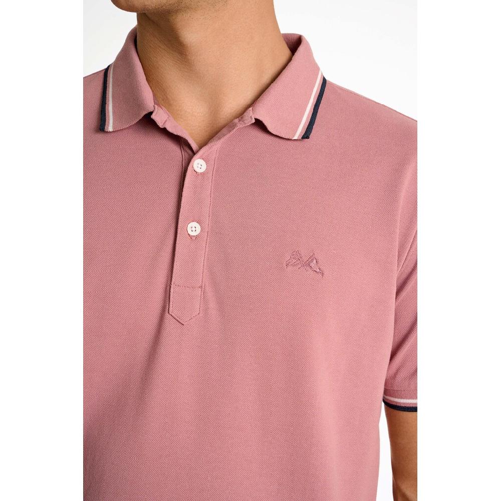 LINDBERGH Poloshirt Mit Logo-Stickerei Und Abgesetzten Bündchen