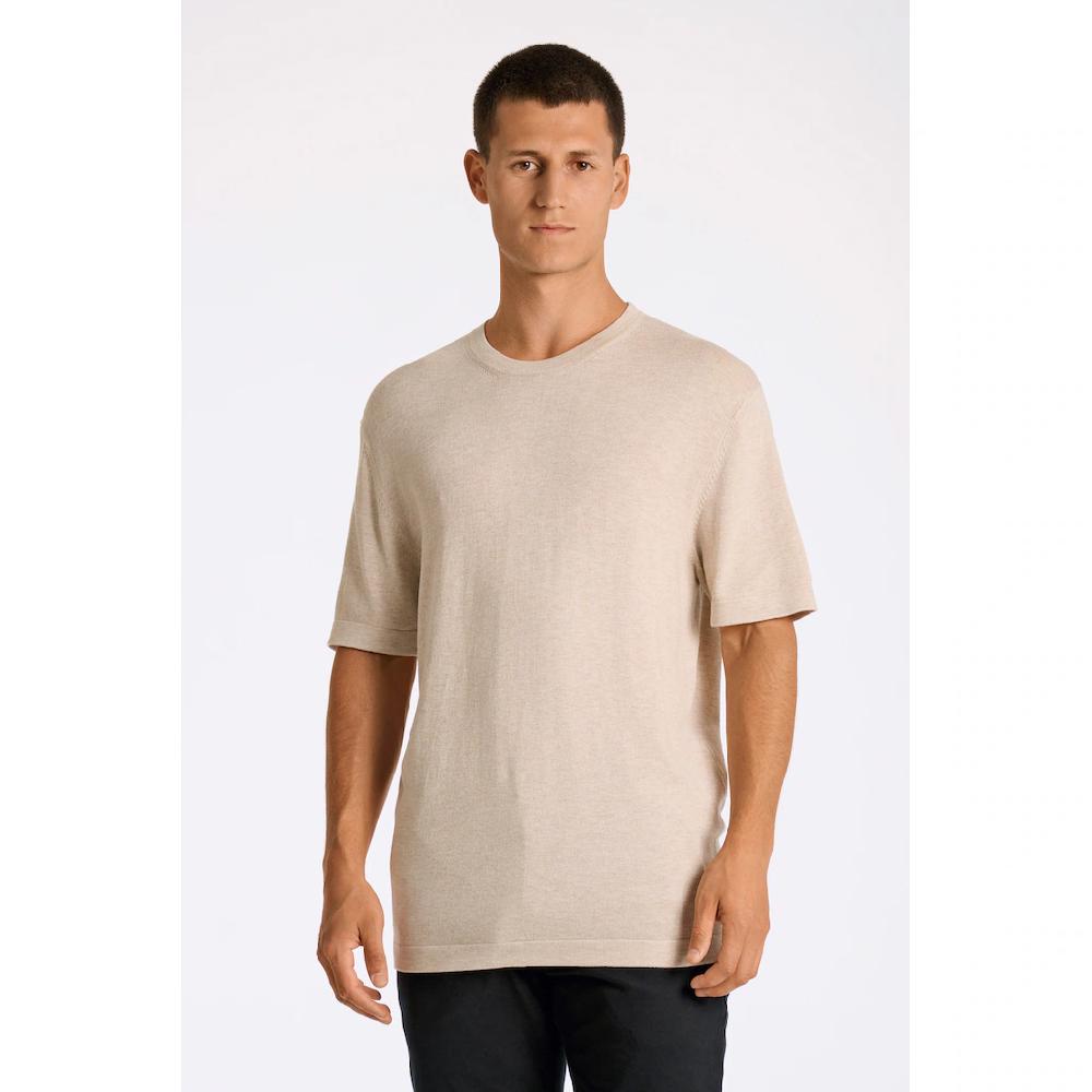 LINDBERGH Strickpullover Halbarm feiner Viskosemix