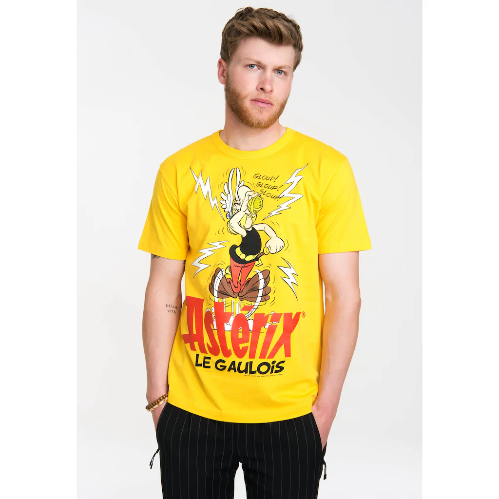 LOGOSHIRT T-Shirt »Asterix - Der Gallier« mit Retro-Print ▷ kaufen