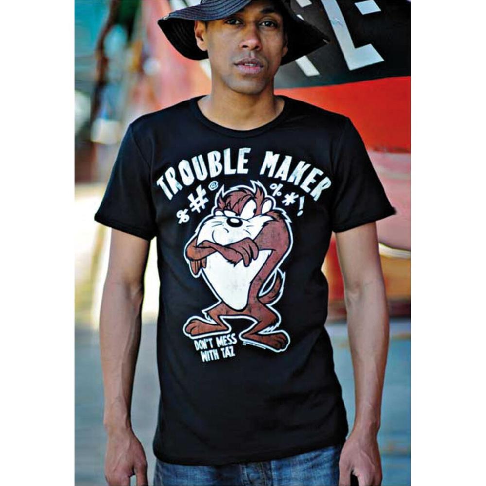 LOGOSHIRT T-Shirt »Looney Tunes - Taz - Trouble Maker« ▷ Für