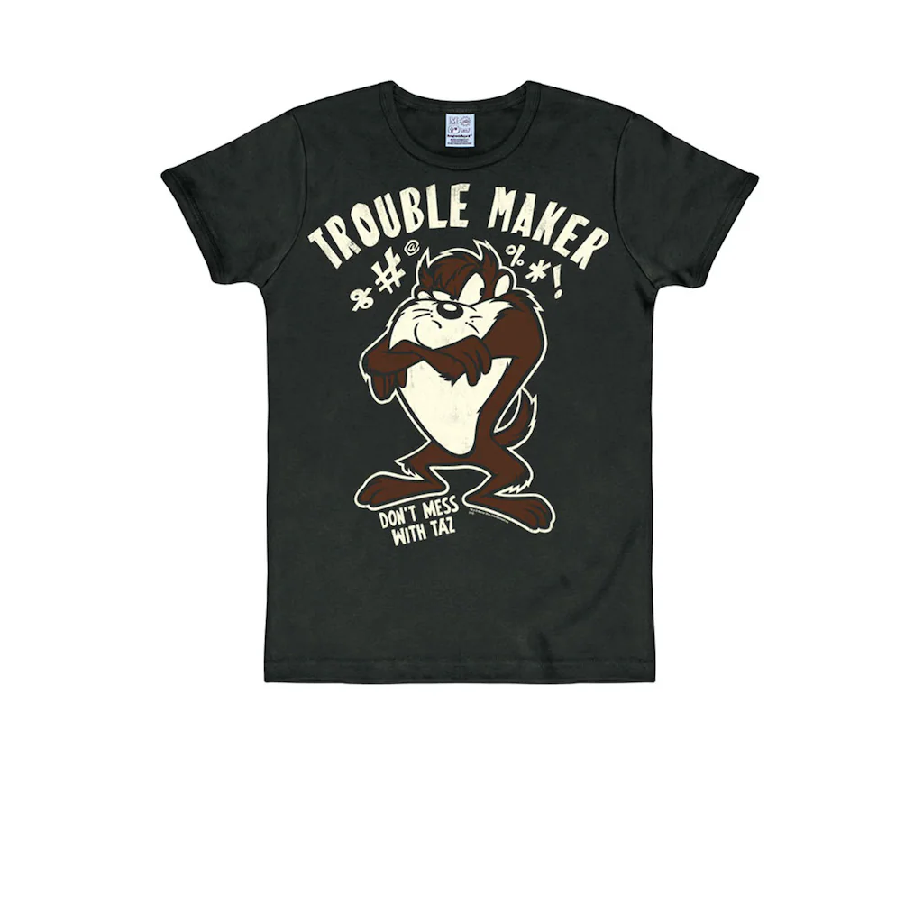 LOGOSHIRT T-Shirt »Looney Tunes - Taz - Trouble Maker« ▷ Für