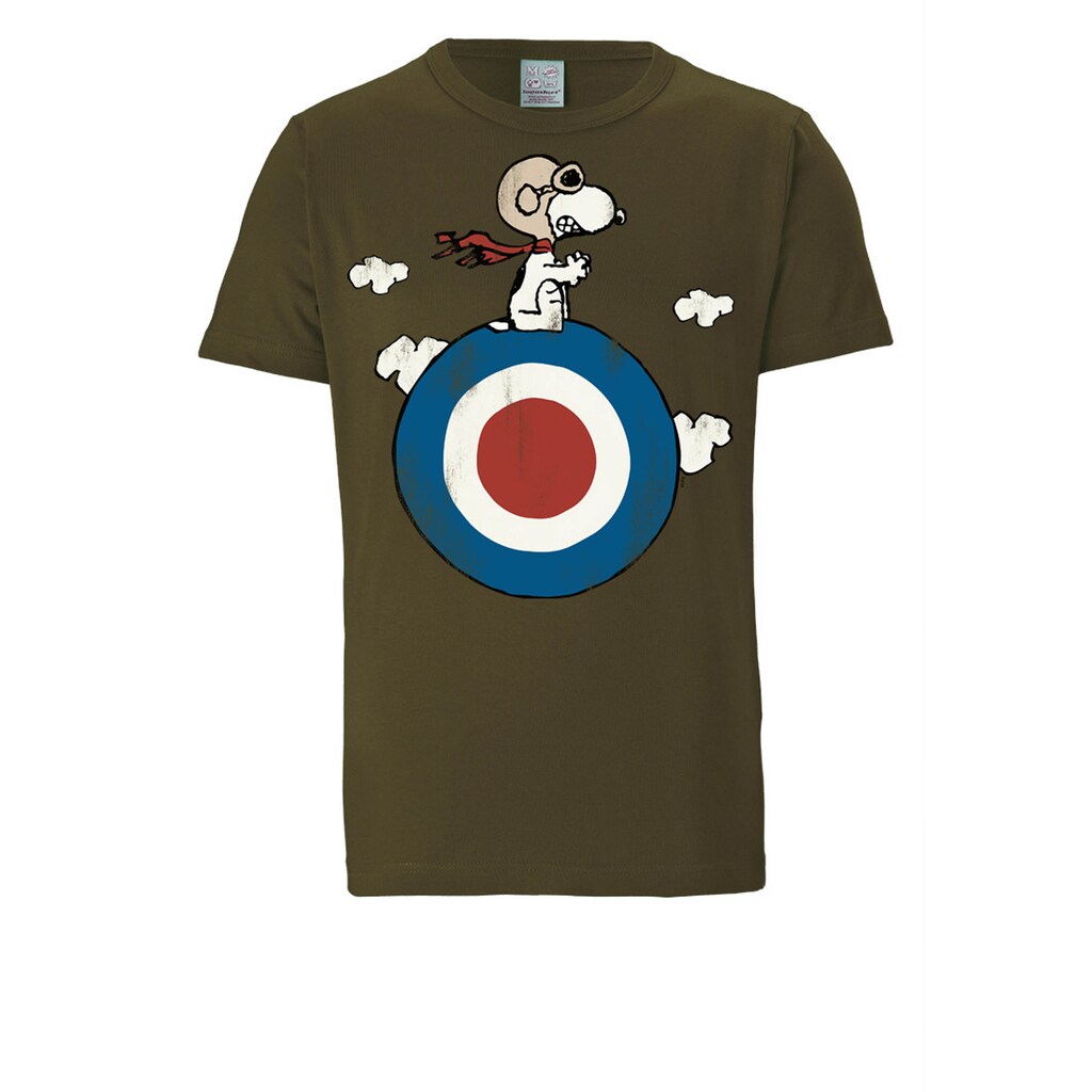 LOGOSHIRT T-Shirt »Peanuts - Snoopy Pilot« Mit Lizenziertem Print ▷ Kaufen
