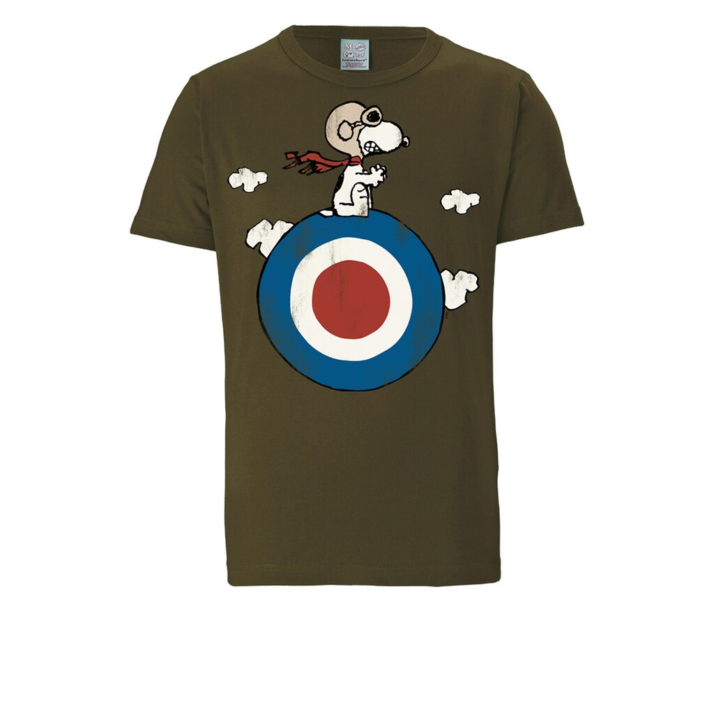 LOGOSHIRT T-Shirt »Peanuts - Snoopy Pilot« Mit Lizenziertem Print ▷ Kaufen