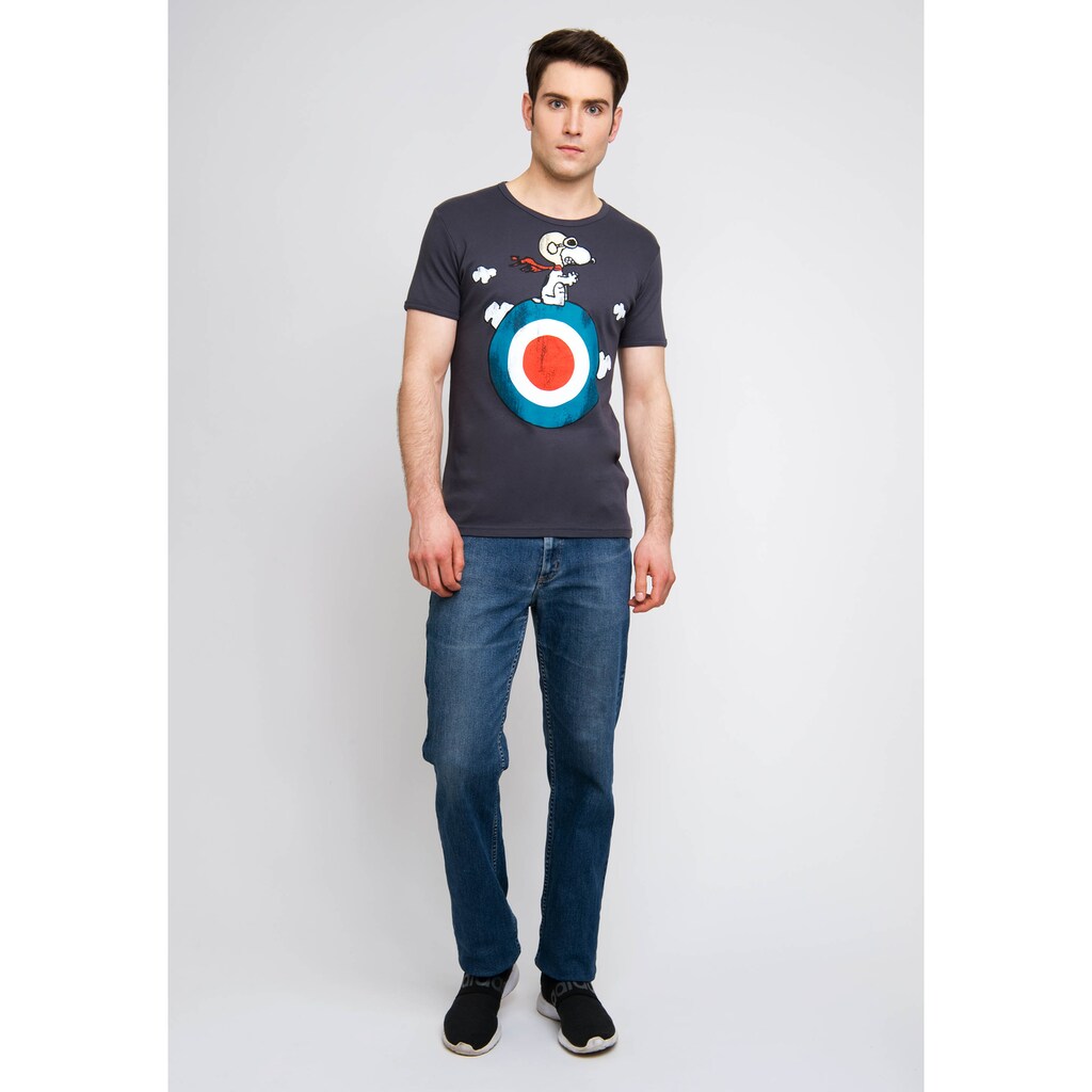 LOGOSHIRT T-Shirt »Peanuts - Snoopy Pilot« Mit Lizenziertem Print ▷ Für