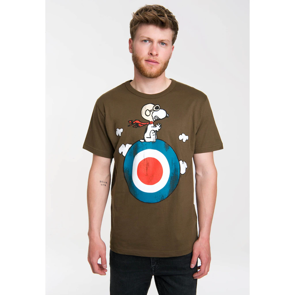 LOGOSHIRT T-Shirt »Peanuts - Snoopy Pilot« mit lizenziertem Print ▷ kaufen