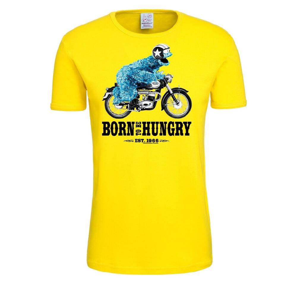 LOGOSHIRT T-Shirt »Sesamstraße - Krümelmonster Motorrad« Mit Lizenziertem Print ▷ Bestellen