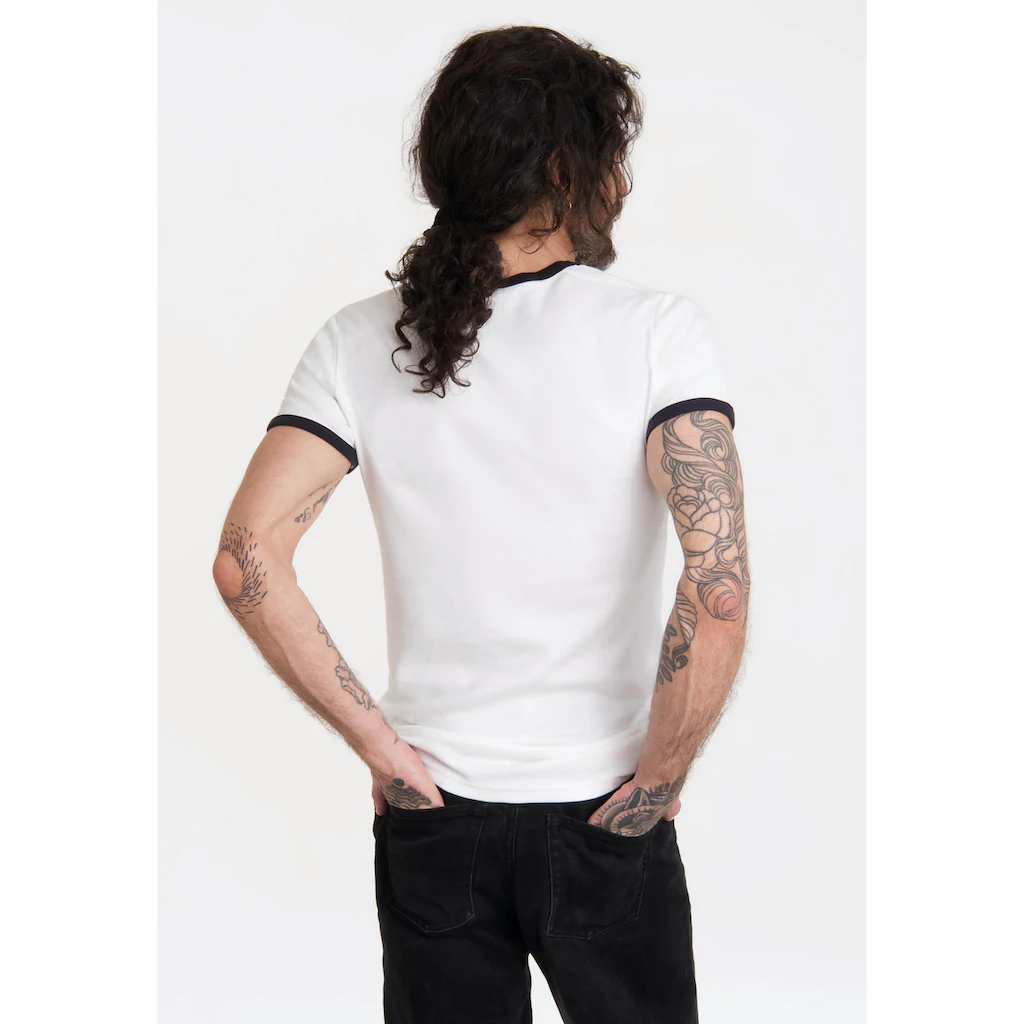 LOGOSHIRT T-Shirt »Sesamstraße – Krümelmonster Motorrad« Mit Lizenziertem Print ▷ Für