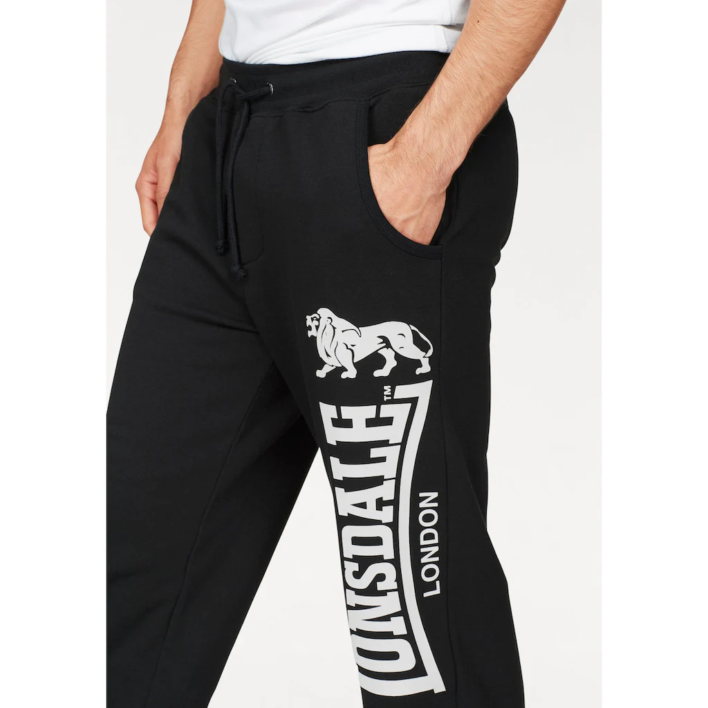 Lonsdale Jogginghose »Men Pants "OCKLE"« Schmale Passform Atmungsaktiv & 100% Baumwolle