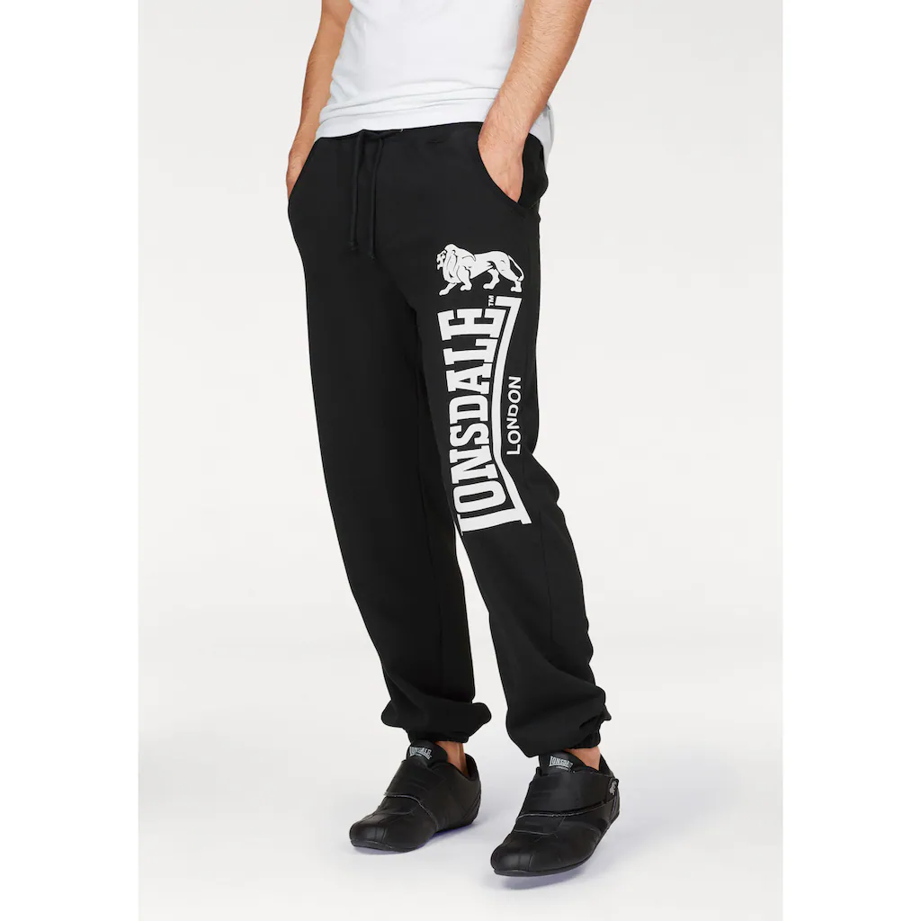 Lonsdale Jogginghose »Men Pants "OCKLE"« Schmale Passform atmungsaktiv & 100% Baumwolle
