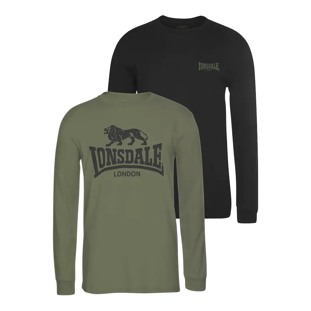 Lonsdale Langarmshirt »AYRSHIRE« (Packung 2 tlg. 2er-Pack)