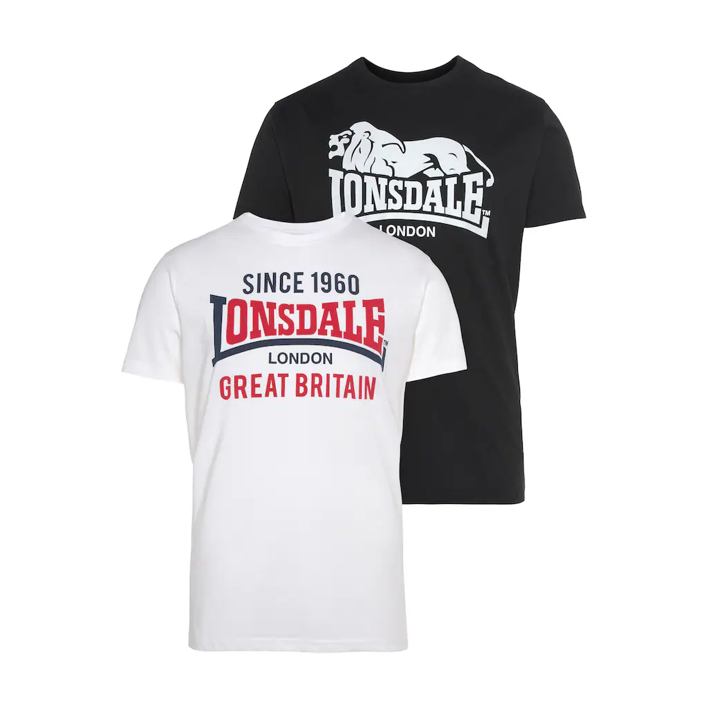 Lonsdale T-Shirt »COLLESSIE« (Packung 2 tlg.) Doppelpack