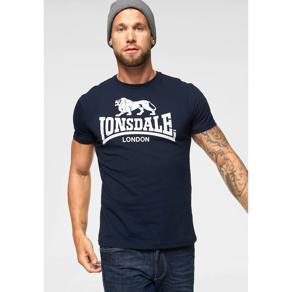 Lonsdale T-Shirt »LOSCOE« (Packung 2 Tlg. 2er-Pack) Doppelpack