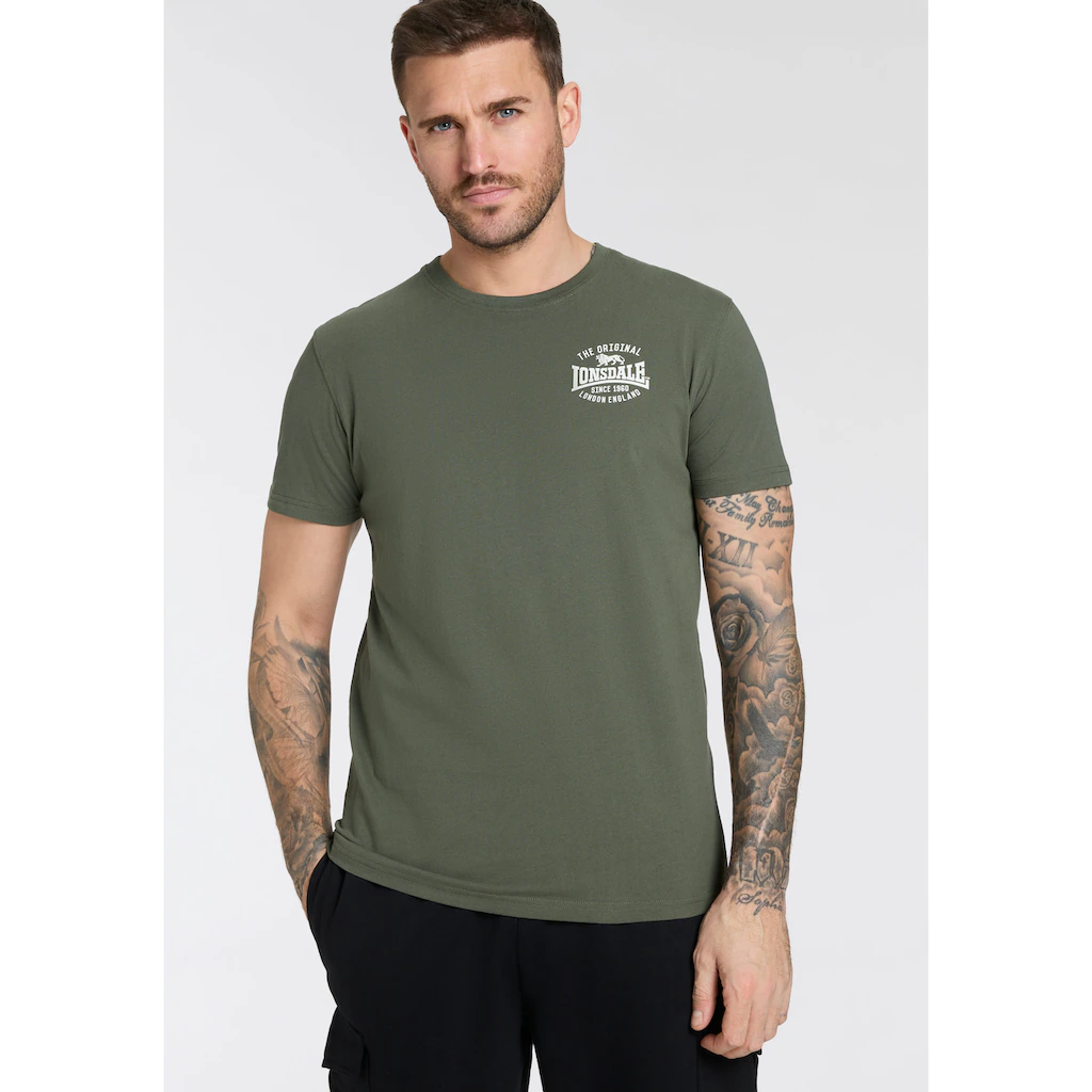 Lonsdale T-Shirt (Packung 2 Tlg.) Doppelpack