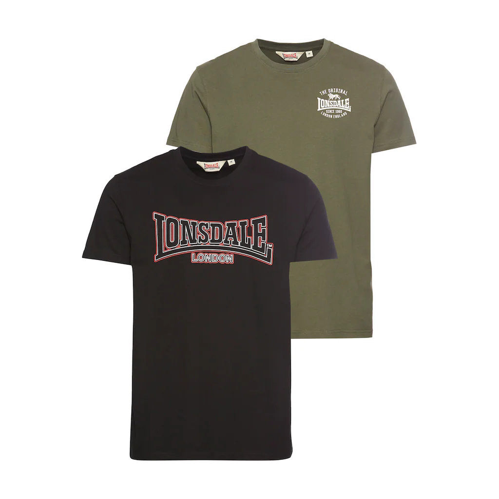 Lonsdale T-Shirt (Packung 2 tlg.) Doppelpack