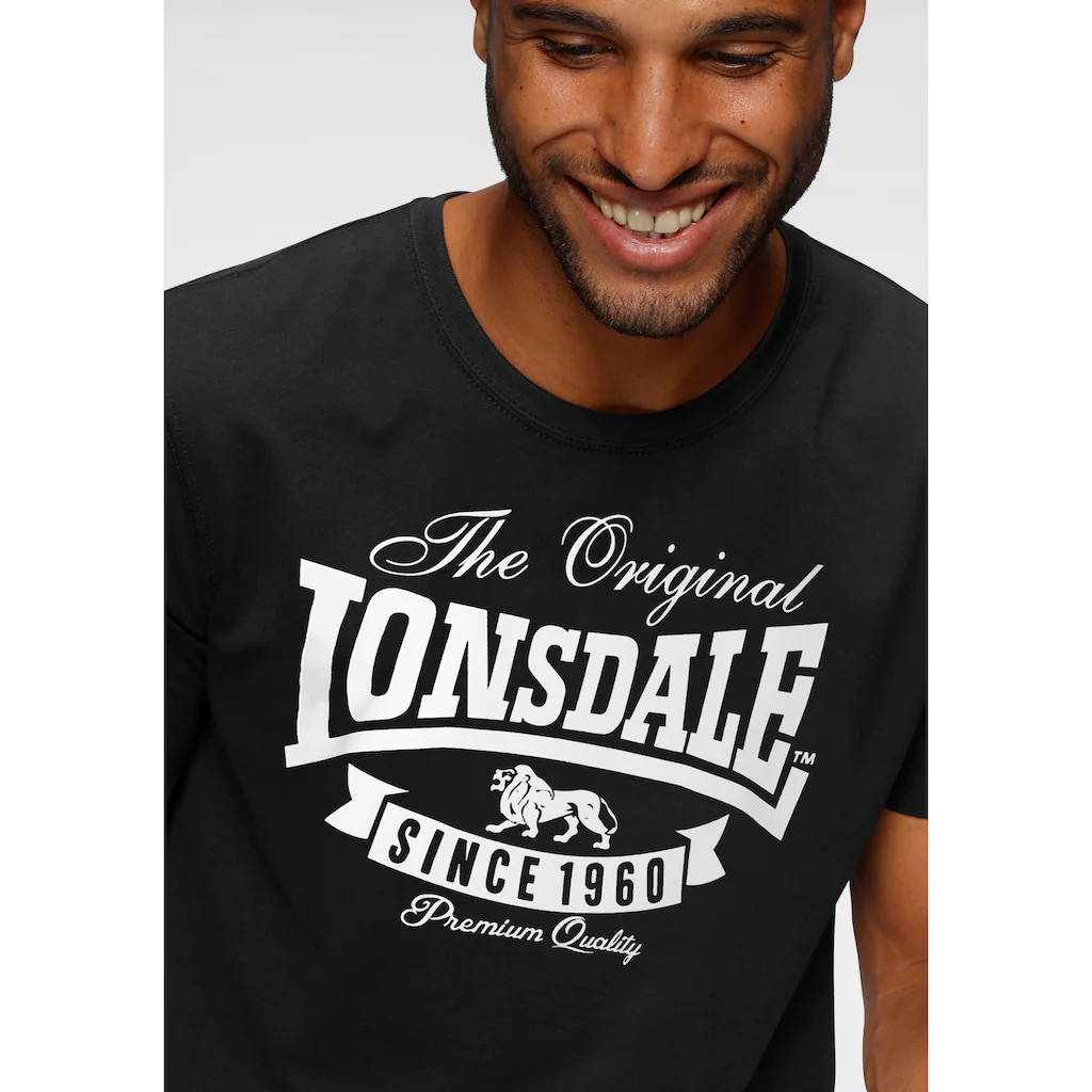 Lonsdale T-Shirt »SUSSEX-TORBAY« (Packung 2 Tlg. 2er-Pack)