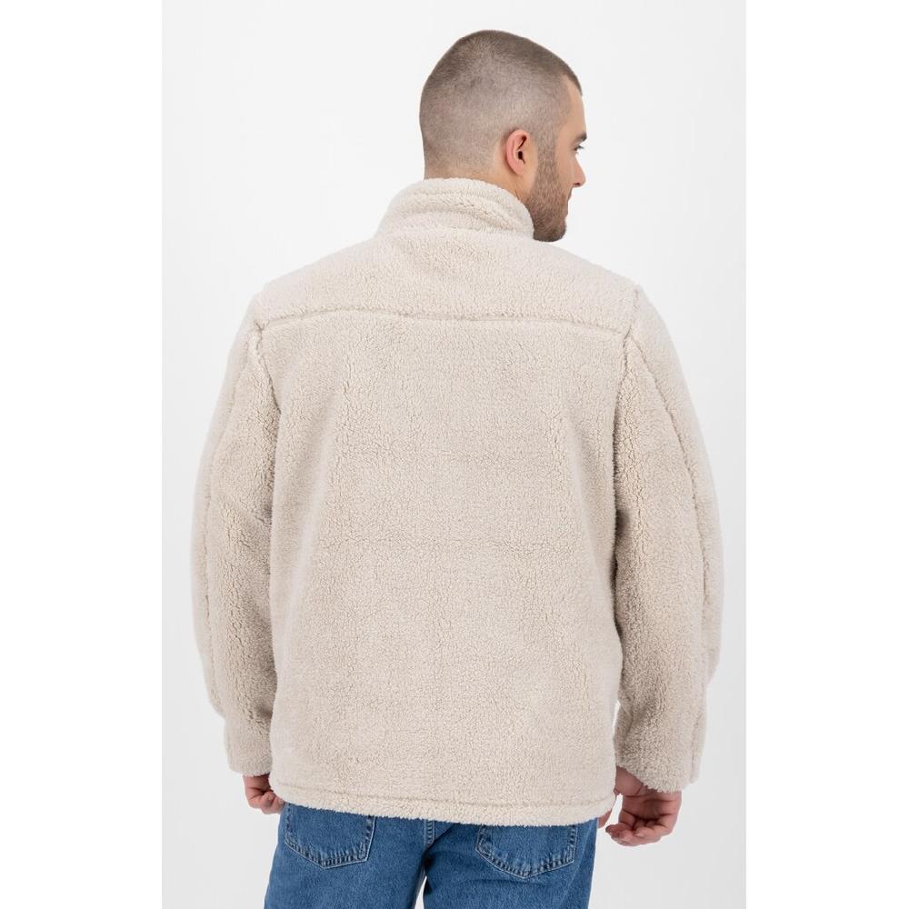 LPO Fleecejacke »REECE MN« Stehkragen Mit Langhaarfleece Gefüttert ▷ Kaufen